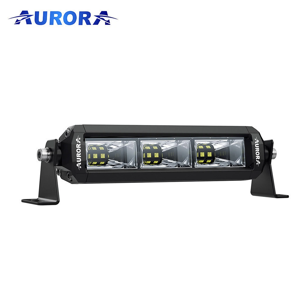 Aurora ALO-S5D1-6-E13 6" Single Row Screwless Scene Light Bar Floodlight 30